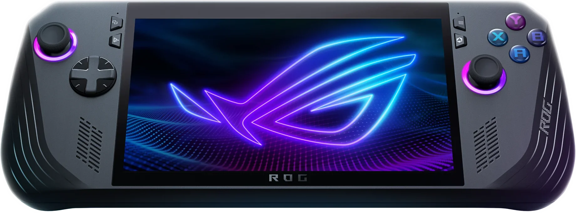 A sleek RTX 50-Series gaming laptop displaying a graphically intensive game.