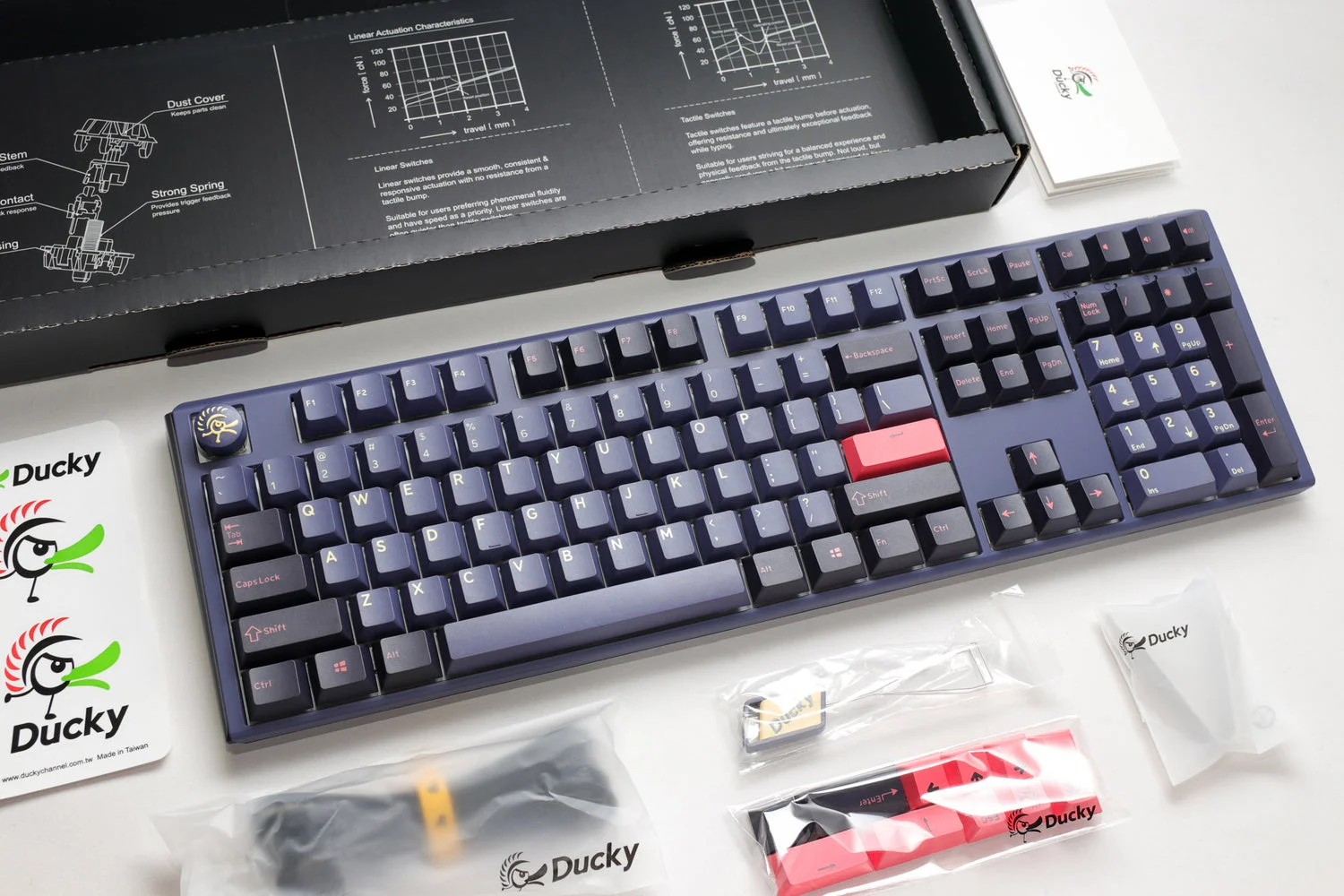 HyperX Alloy Origins Core tenkeyless mechanical gaming keyboard with red switches.