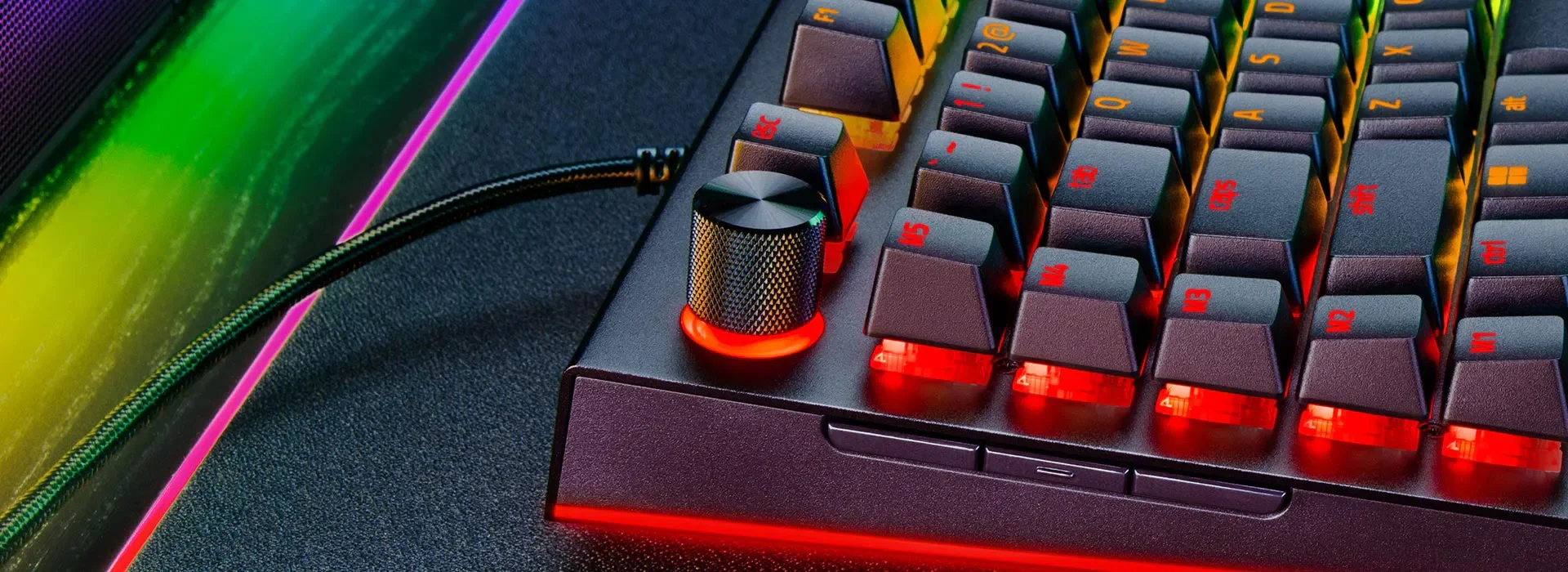 Cherry MX Black Clear-Top mechanical switch standing upright.