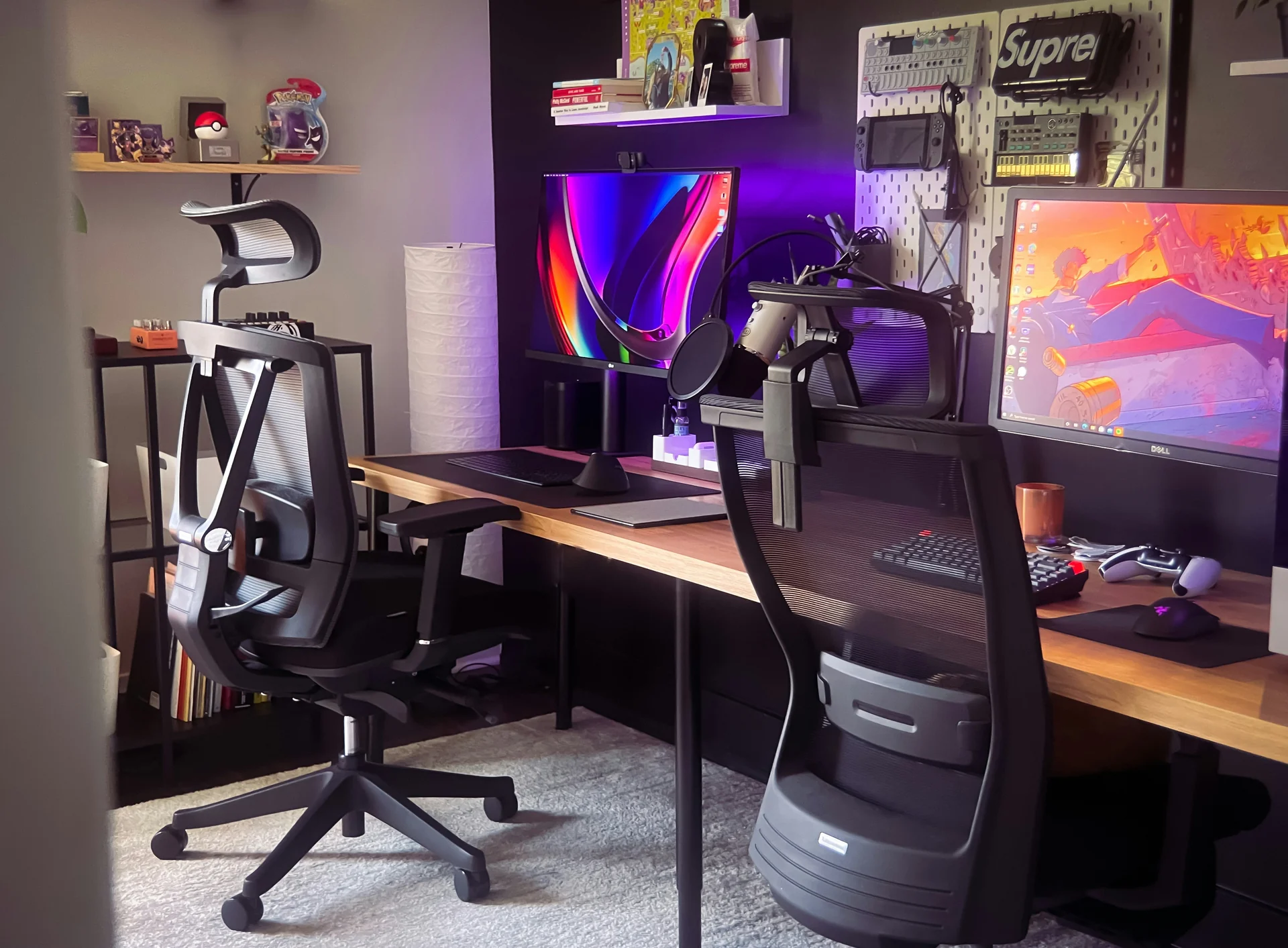 A gamer sitting comfortably in a budget-friendly gaming chair, looking focused.